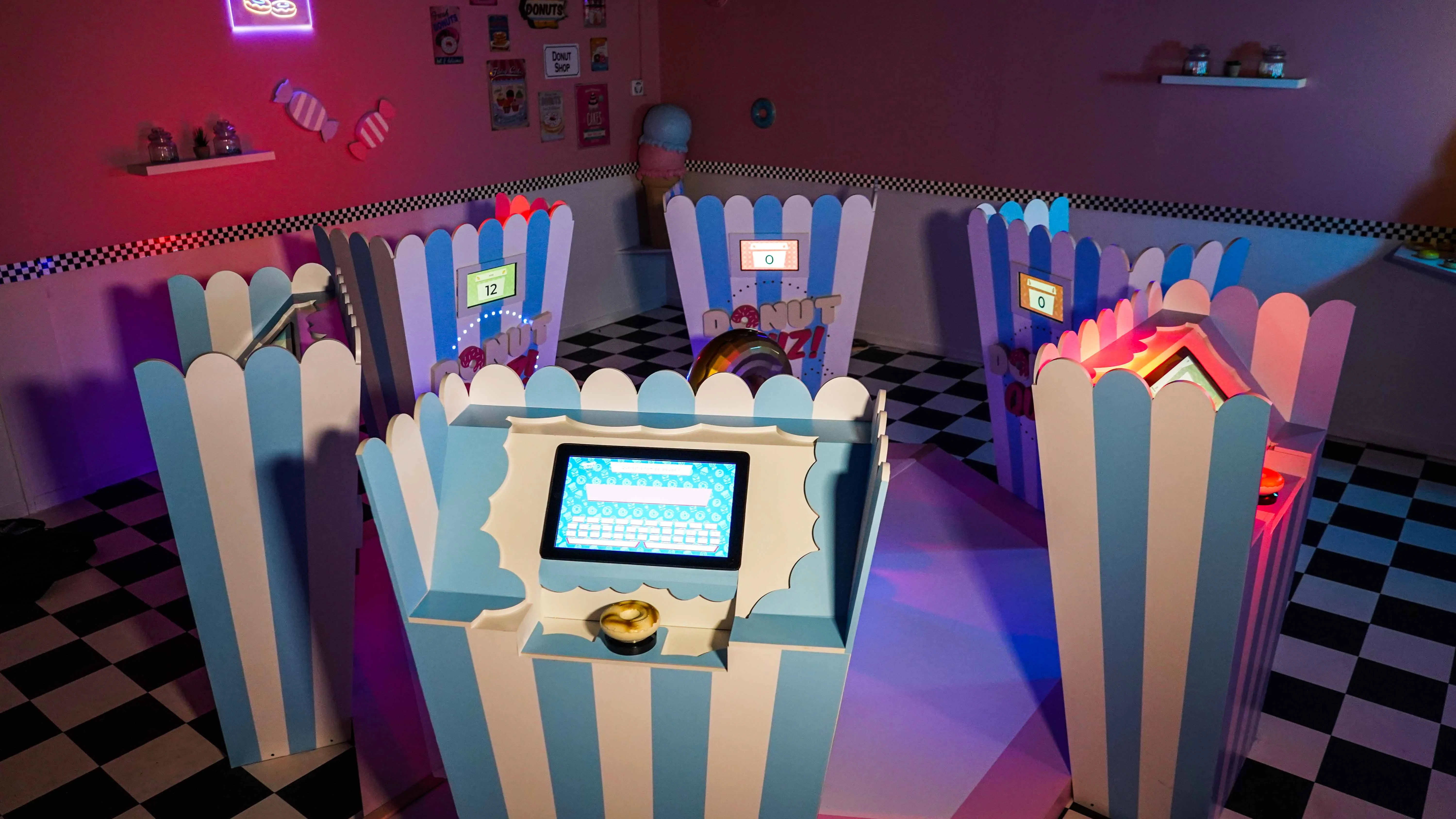 Salle de jeu Donut Quiz - jeu de quiz immersif